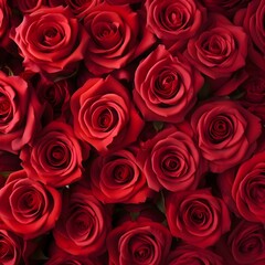 hearts and roses valentine background love concept In the Valentine's Day