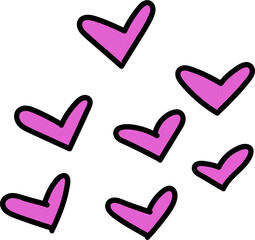 Doodle Hearts