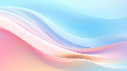 Fototapeta premium Abstract 3D Pastel Colors Background. Multicolored Energy Flow Background