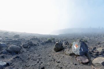 The volcano trail on the island of La Palma (Canaries, Spain)