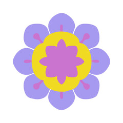Beautiful flower shape design for various decorations.