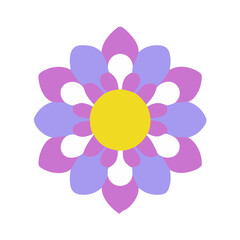 Beautiful flower shape design for various decorations.