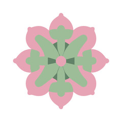 Beautiful flower shape design for various decorations.
