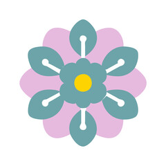 Beautiful flower shape design for various decorations.