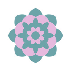 Beautiful flower shape design for various decorations.