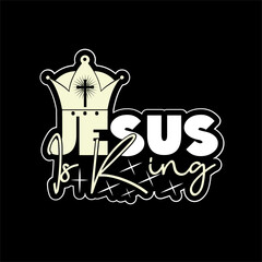 jesus is king SVG