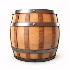 Fototapeta premium barrel isolated on a white background