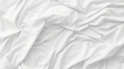  the white sheets of a bed, 