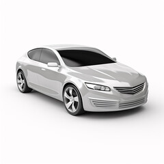 Fototapeta premium car isolated on a white background