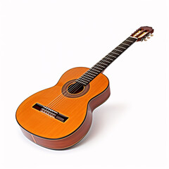 guitar isolated on a white background