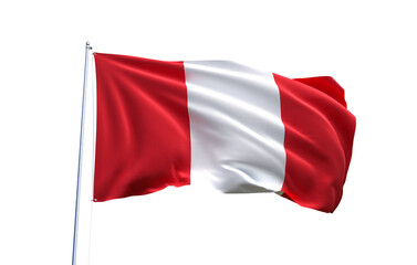 Flag of on transparent background, PNG file