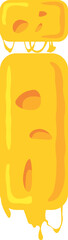 Cheese Melted Alphabet