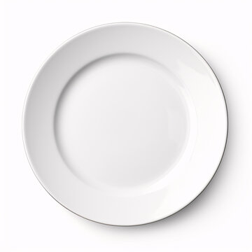plate isolated on a white background
