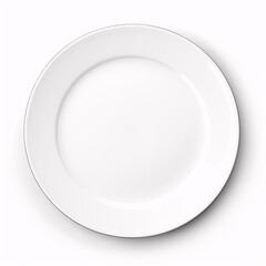 plate isolated on a white background