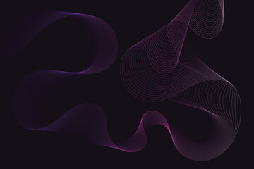 Abstract Future Modern Wave Background Design