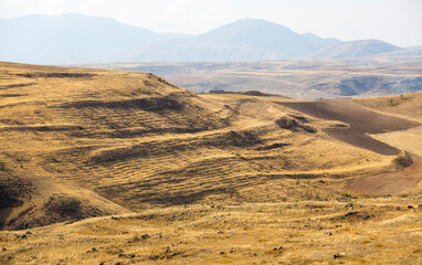 View of the mountains in Armenia