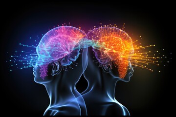 brain with colorful smoke, color dust, Kaleidoscopic, Vivid 3D Rendering and Creative illustration of human brain, plasticity, brain waves, thoughtful, thoughts, colorful, learning, neural, color bomb