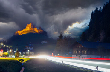 Burg Heinfels castle, Heinfels, Austria