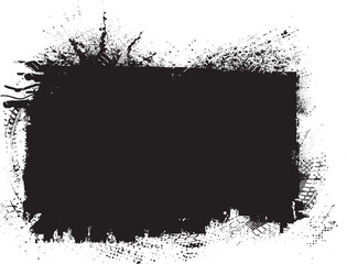 Glitch distorted grange shape . Noise grungy logo . Trendy defect error shapes . Glitched frame .Grunge textured . Distressed effect .Vector shapes