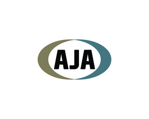 AJA Logo design vector template