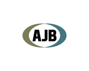 AJB Logo design vector template
