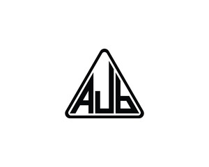 AJB Logo design vector template