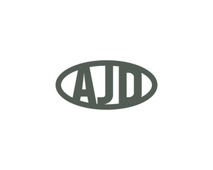 AJD Logo design vector template