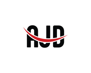 AJD Logo design vector template