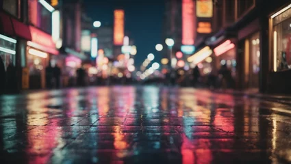 Foto op Plexiglas in the night of the city © LL. Zulfakar Hidayat