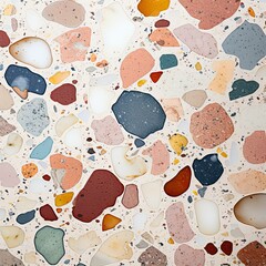 Multicolored Terrazzo Detail