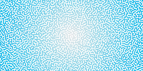 Abstract Turing organic wallpaper Turing reaction diffusion monochrome seamless pattern with chaotic motion.Generative algorithm psychedelic background. Reaction-diffusion or Turing pattern formation.