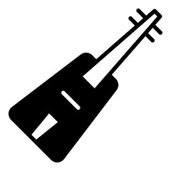 Viol solid glyph icon