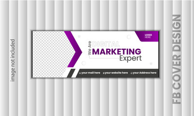 Modern and unique fb cover design