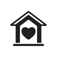 Lovely house icon