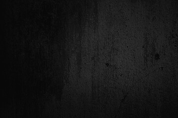 Black dark concrete wall background. Pattern board cement texture grunge dirty scratched for show anthracite promote product urban floor and abstract paper design element decor. Blackboard blank. - obrazy, fototapety, plakaty