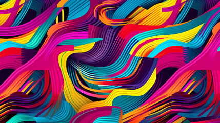 Naklejka premium Abstract seamless doodle background, artistic background
