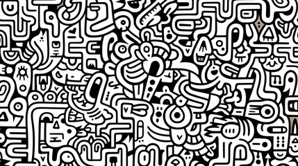 Cute graffiti art abstract background poster web page PPT, art background