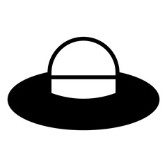 Hat solid glyph icon