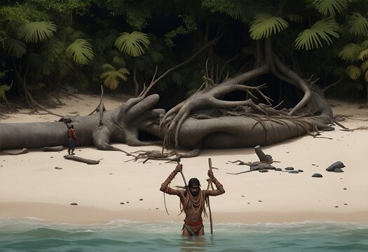 North Sentinel Island, Andaman.