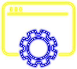 Neon Digital Icon