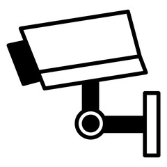 Camera solid glyph icon