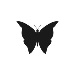 Butterfly icon isolated on transparent background