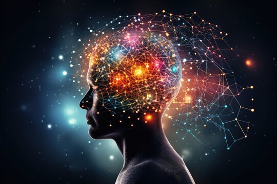 Brain, communication: Broca's area vital. Neurotransmitter, receptor interactions crucial. Vivid Neuro Linguistic Programming (NLP) cognitive tenacity. Receptor downregulation information processing.