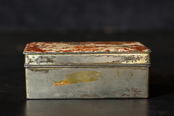 タバコ　箱　真鍮　ヴィンテージ　和物　シルバー