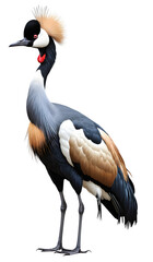 Fototapeta premium 01 Black Crowned Crane