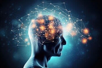 Vivid Mindfulness Memory, Cognitive Mind Psychology Neon Colored Neural Architecture. Kaleidoscope of Neuroimaging, secrets of Developmental Neurobiology. Neuronal Circuitry Vibrant hues of Engagement