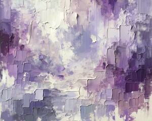 abstract grunge background with purple and violet brushstrokes of paint