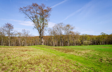 Pithole, a ghost town in Cornplanter Township, Venango County, Pennsylvania, United States