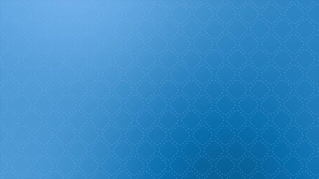 Simple and elegant Royal blue color square shapes pattern background, dotted square shapes loop able background 