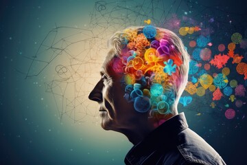 Dynamic Brain puzzle jigsaw, mindful awareness extraordinary cerebral mind complexity. Default Mode Network (DMN), Substance P adds complexity. Axon skills art of honing unraveling cognitive construct